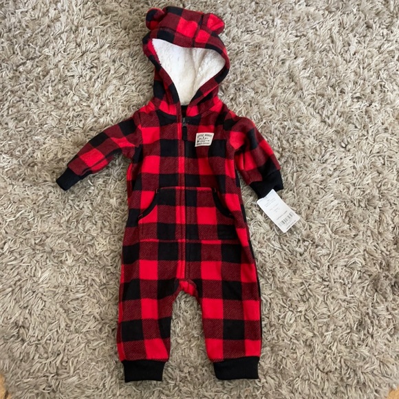 Carter's Other - Carter’s plaid “little Scout” outfit New!